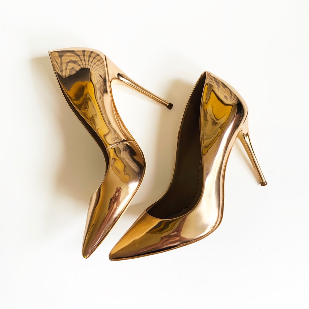 ALDO Metallic high heels